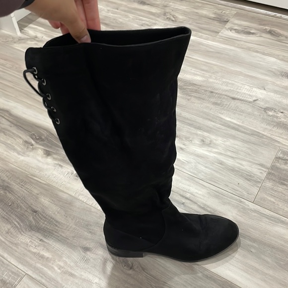 BNIB Aldo Black Knee High Boots - size 11 - Picture 1 of 3